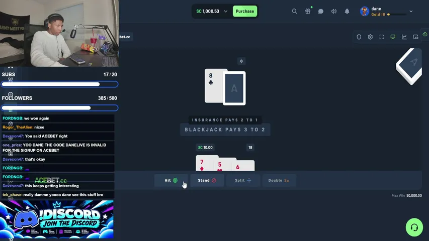 dane-live playing Slots & Casino - Live Casino Stream