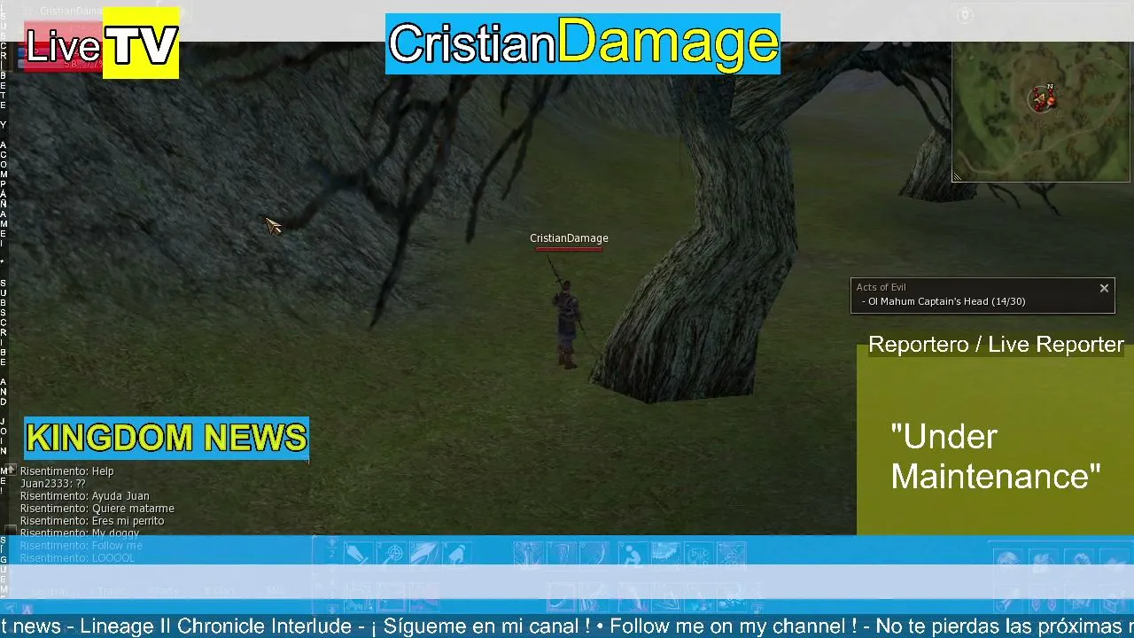 🔥 PlayerWiki Live: 🔥 L2 Interlude Chronicle x1 | Treasure Hunter "CristianDamage" | Hardcore Grind & PvP | LIVE