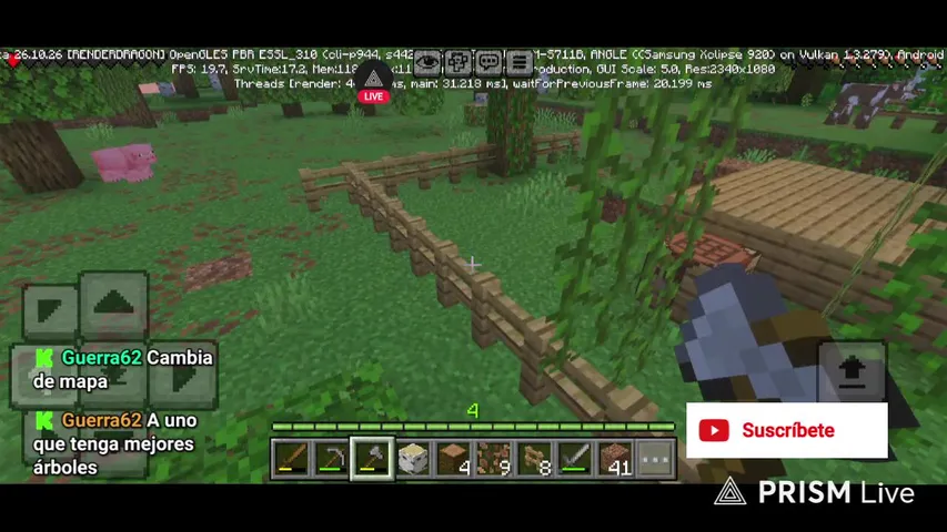 minecraft  - casa en el Arbol survival 🎮☠️🔥🏡🌳