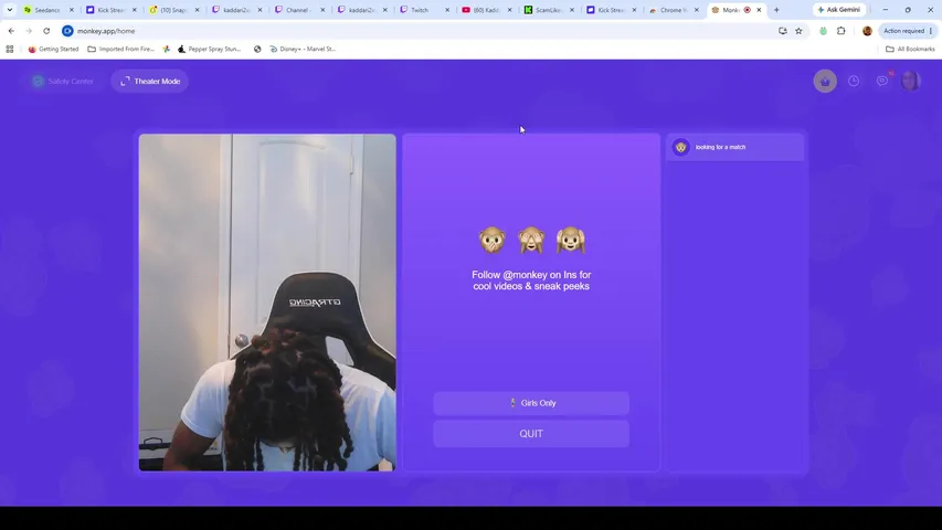 FINDING BADDIES ON MONKEY FOR YALL