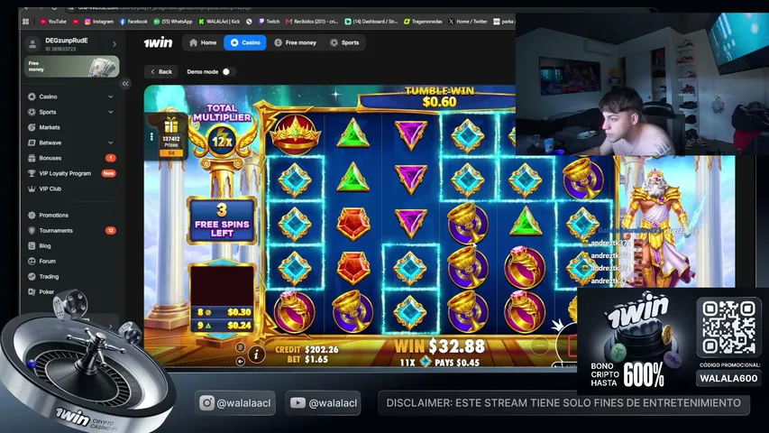 walalacl playing Slots & Casino - Live Casino Stream