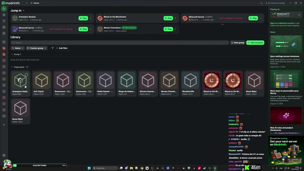 Conterstine — TORNEO DE MINECRAFT, SPEEDRUN, VIDEOS, PLAYQUIZ DE MINECRAFT Y MODPACKS