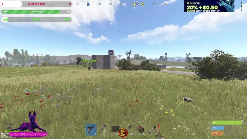 UN RATO DE CS Y ESTA TARDE WIPE RUST CLAN TROLL.
!KEYDROP