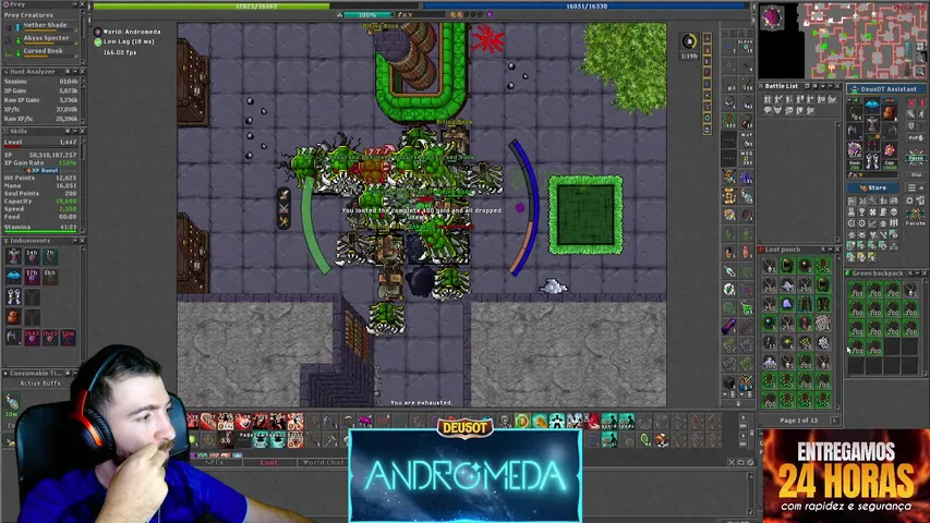 [DEUSOT] [+18] 2 Anos de DEUSOT - Monk TOP Level Andromeda / Coitado vai pagar caro!