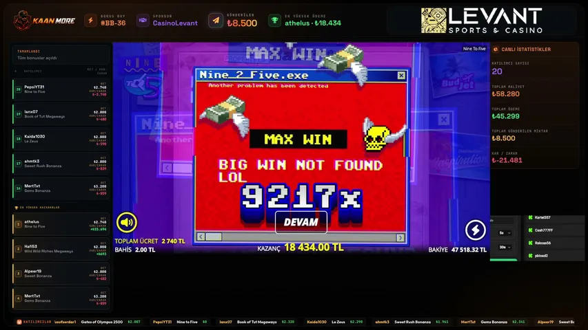 kaanmore playing Slots & Casino - Live Casino Stream