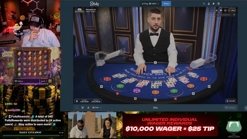 RubberAKDucky playing Slots & Casino - Live Casino Stream