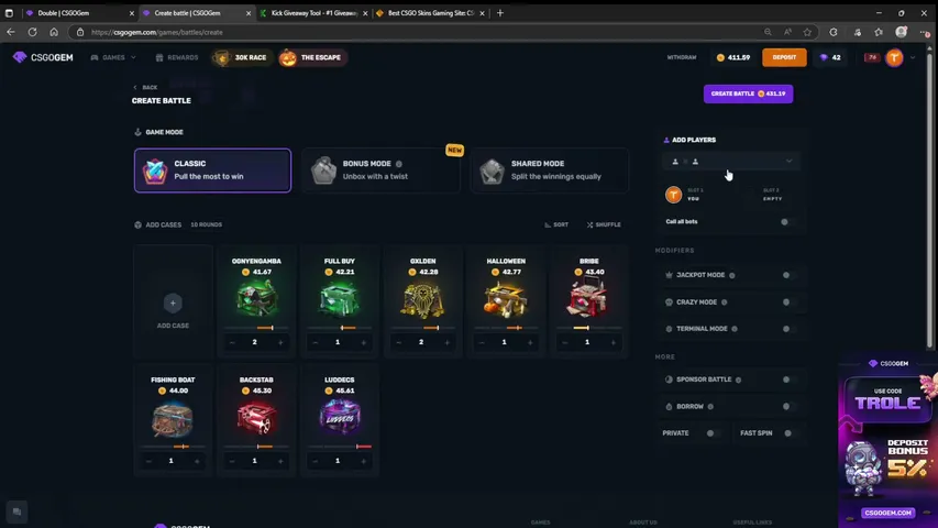 trole playing Slots & Casino - Live Casino Stream