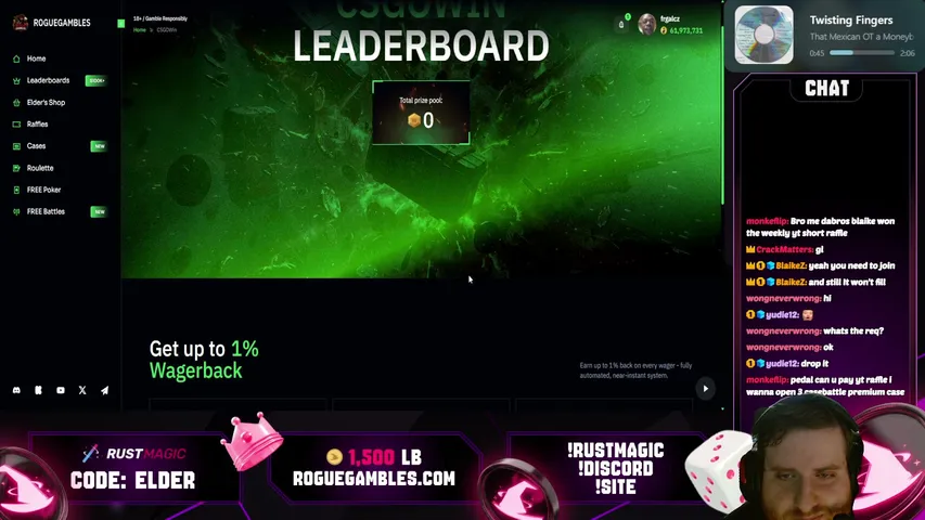 roguegambles playing Slots & Casino - Live Casino Stream