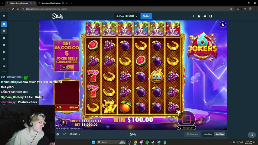 xQc playing Slots & Casino - Live Casino Stream