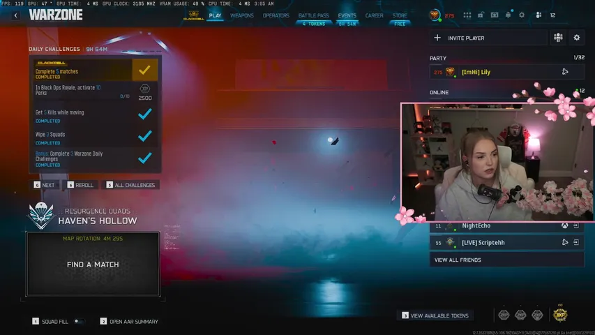 BLACK OPS ROYALE LAUNCH / NEW AVALON MAP !sub !wishlist !donate