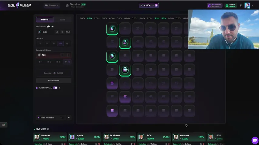 AppieWeb3 playing Slots & Casino - Live Casino Stream