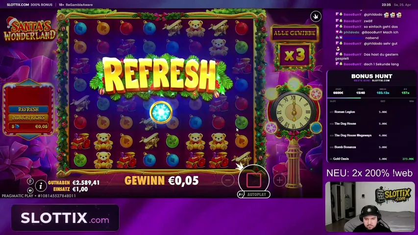24/7 VOD - 300% BONUS AUF SLOTTIX.COM