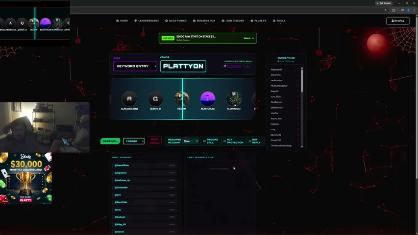 $2000 RAW START ON STAKE $3000 giveaway over the next 3 days on stream- $30000 monthly leaderboard