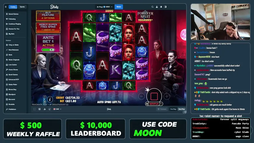 moonlight2019 playing Slots & Casino - Live Casino Stream