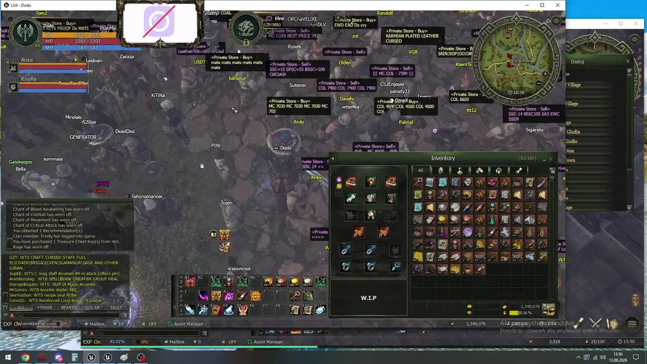 Lu4 Destro 42 lvl