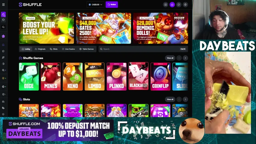 daybeats playing Slots & Casino - Live Casino Stream