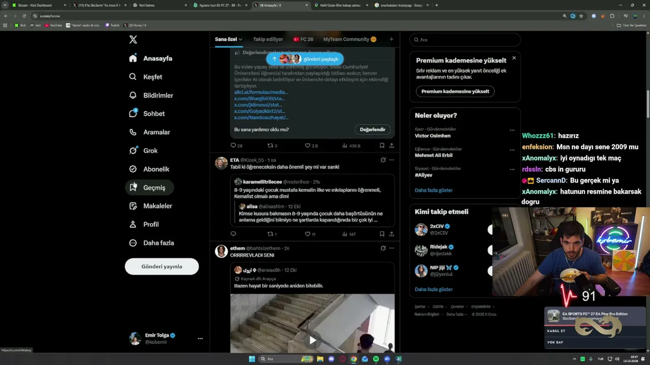 kobemir live stream