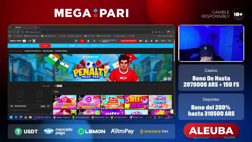aleuba playing Slots & Casino - Live Casino Stream