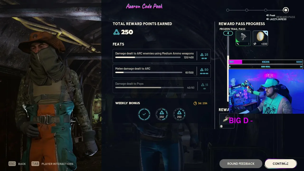 Peek live stream