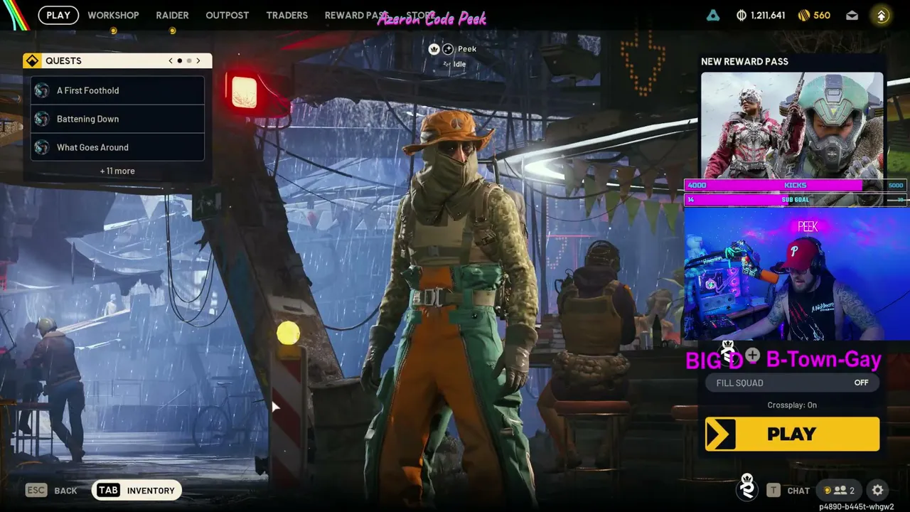 Peek live stream