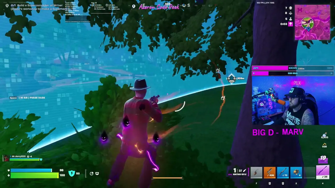 Peek live stream