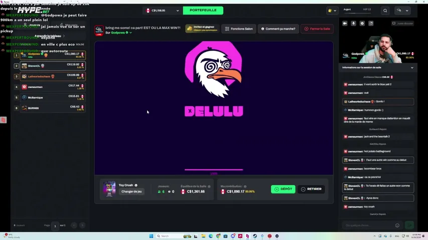 Godpowa playing Slots & Casino - Live Casino Stream