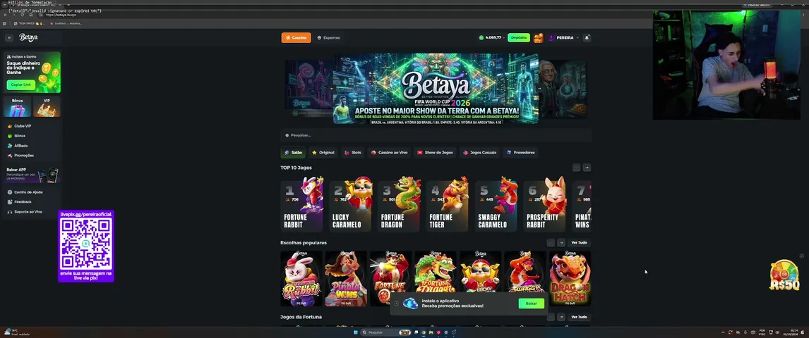 pereiraoficiall playing Slots & Casino - Live Casino Stream