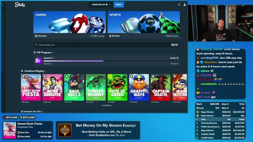 syztmz playing Slots & Casino - Live Casino Stream