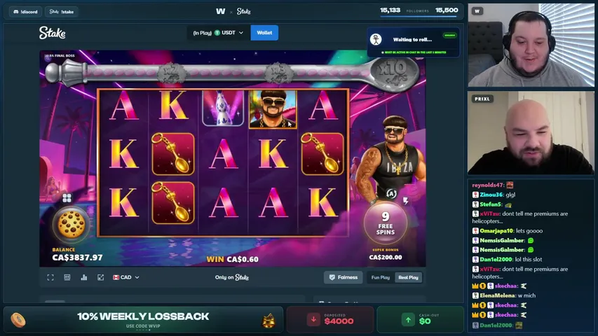 jakefaint playing Slots & Casino - Live Casino Stream