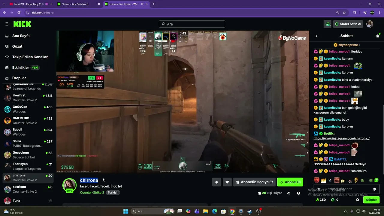 B3N4TOR live stream
