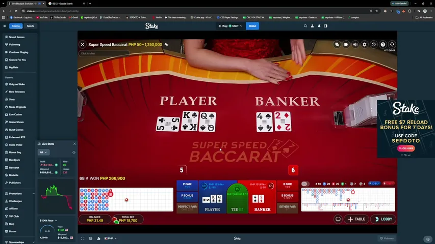 sepdoto playing Slots & Casino - Live Casino Stream