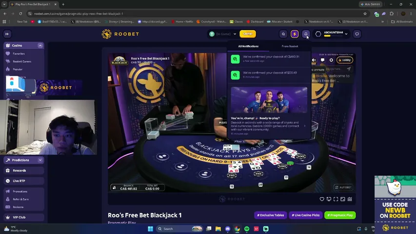 Newbatoon playing Slots & Casino - Live Casino Stream