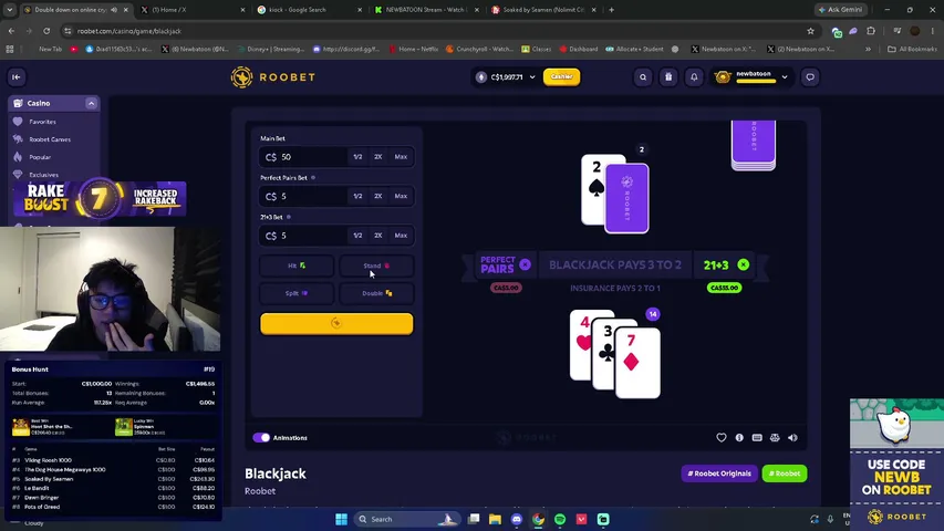 Newbatoon playing Slots & Casino - Live Casino Stream