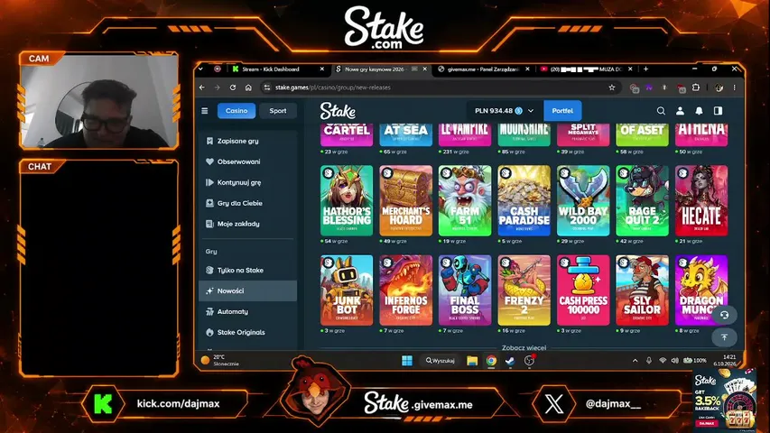 dajmax playing Slots & Casino - Live Casino Stream