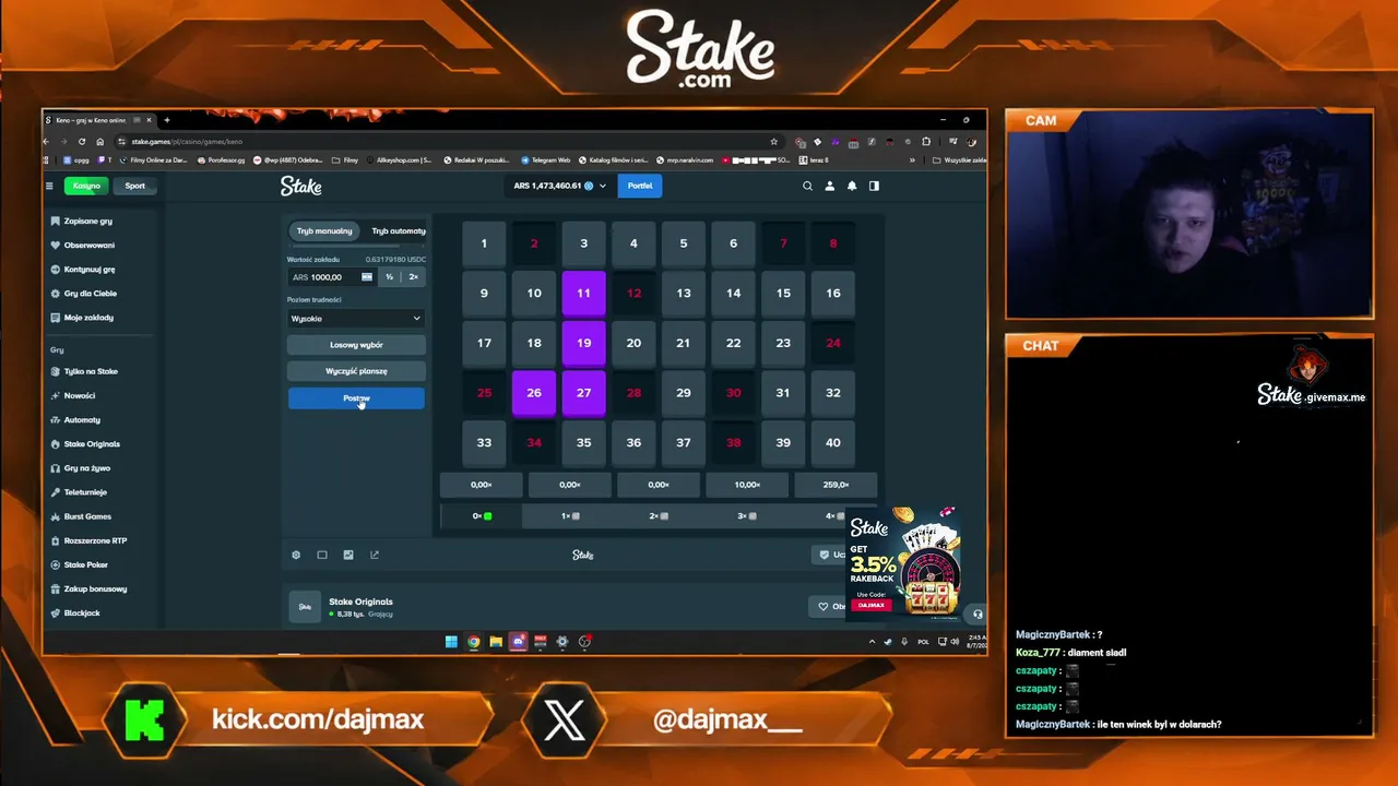 Dajmax live