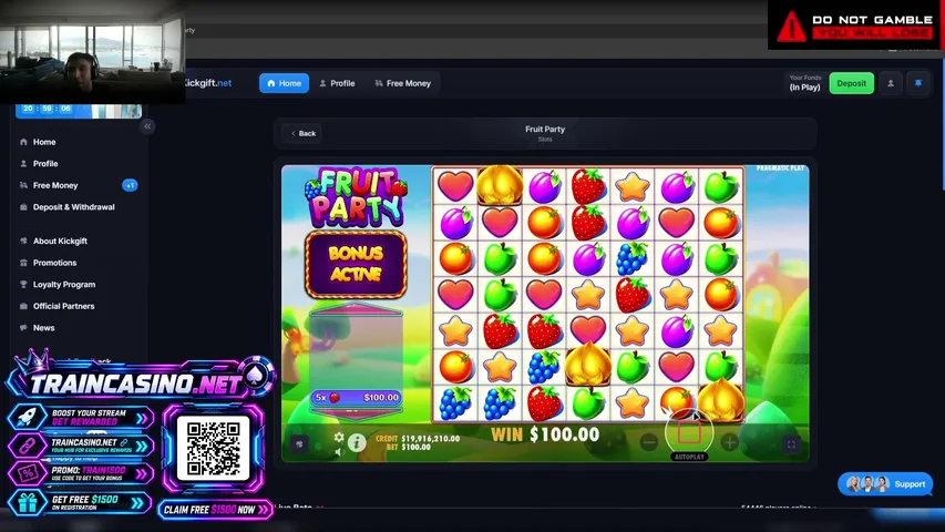 trainewreckcstv3 playing Slots & Casino - Live Casino Stream