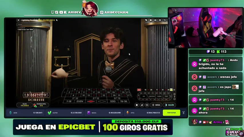 Arimy playing Slots & Casino - Live Casino Stream