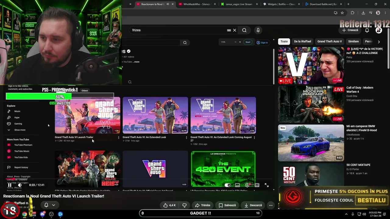 BestialuYTB live stream