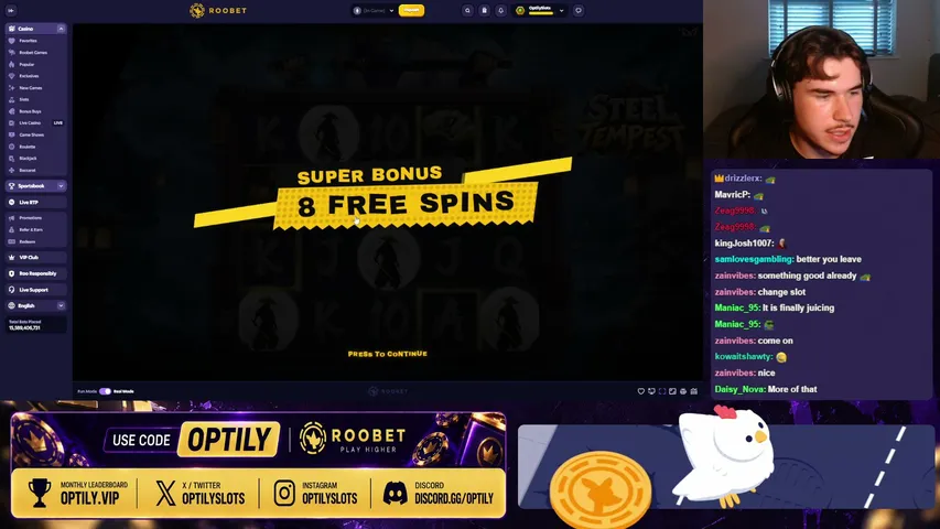 optily playing Slots & Casino - Live Casino Stream