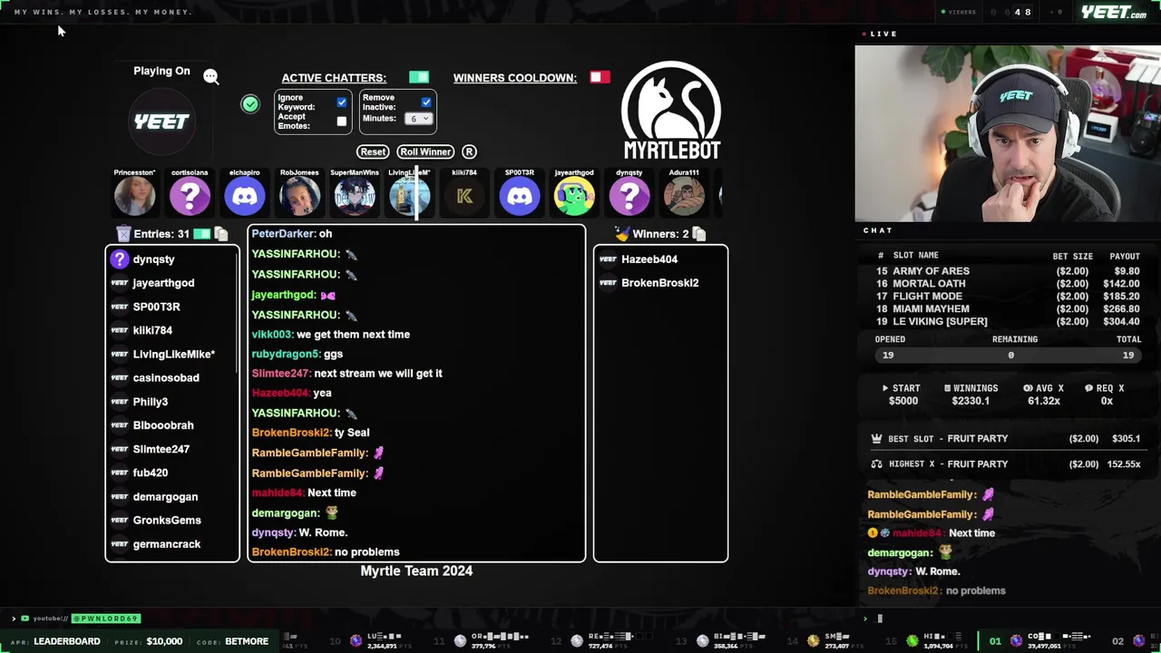 $5,000 RAW BONUS HUNT NEED MAX WIN HELP ⚡ TOP 4 RANKED YEET PLAYER 💎 !YEET !DISCORD