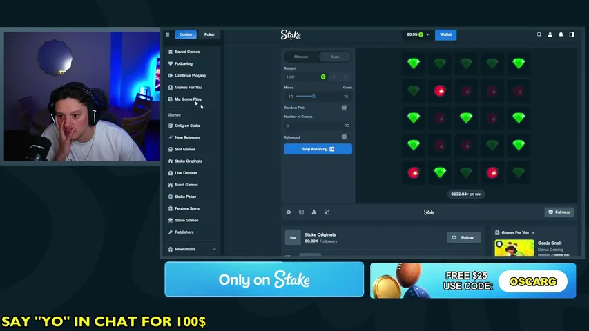 oscar playing Slots & Casino - Live Casino Stream