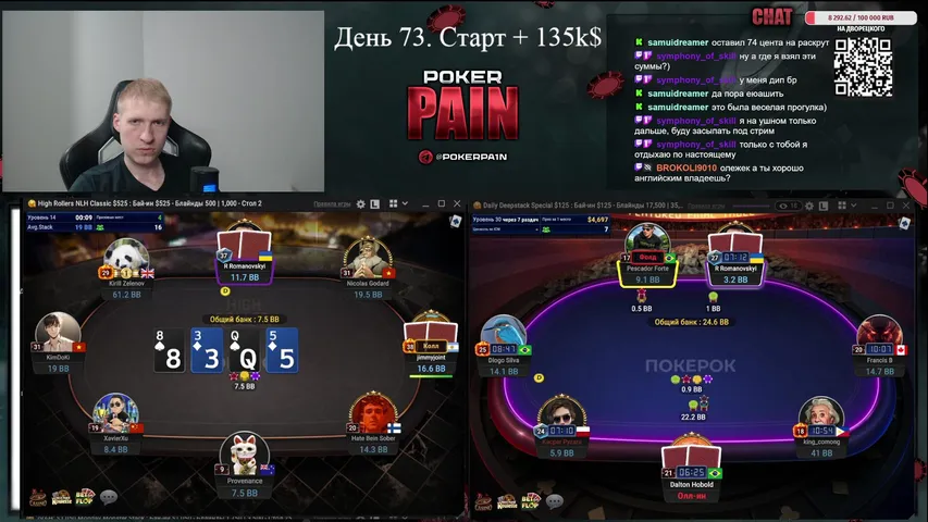 R Romanovskyi. From 10k to 10kk$. Best MTT player.