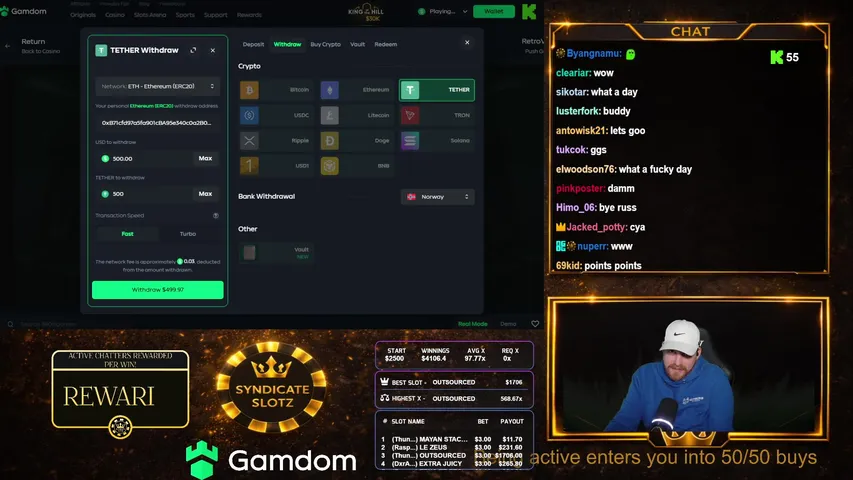 Playing all new slots - 25k+ in rewards on  !Gamdom and !FortuneBox