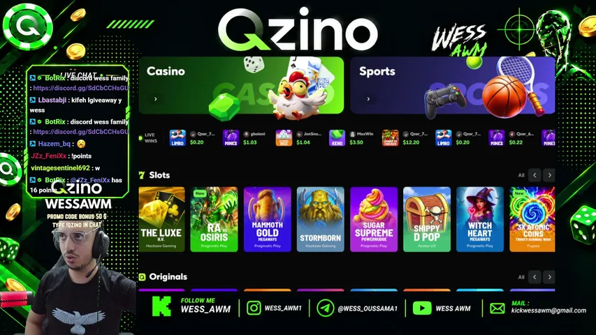 Wess_AWM playing Slots & Casino - Live Casino Stream