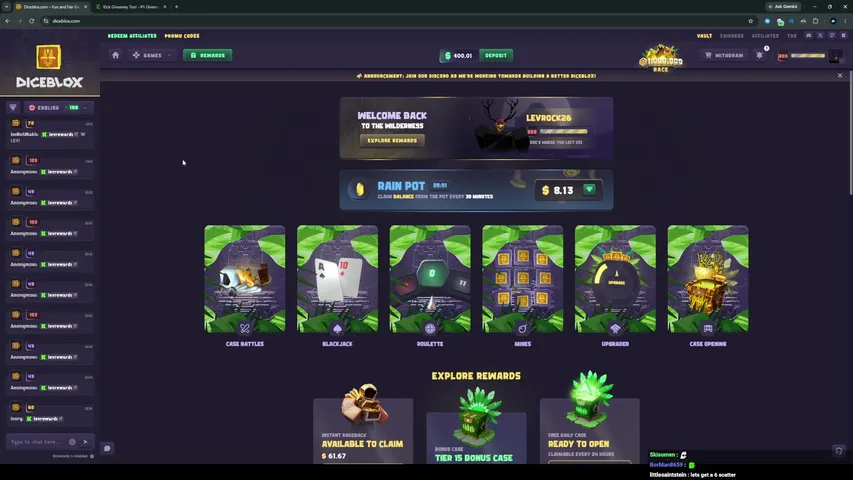 levrewards playing Slots & Casino - Live Casino Stream