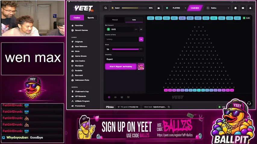 bigballzs playing Slots & Casino - Live Casino Stream