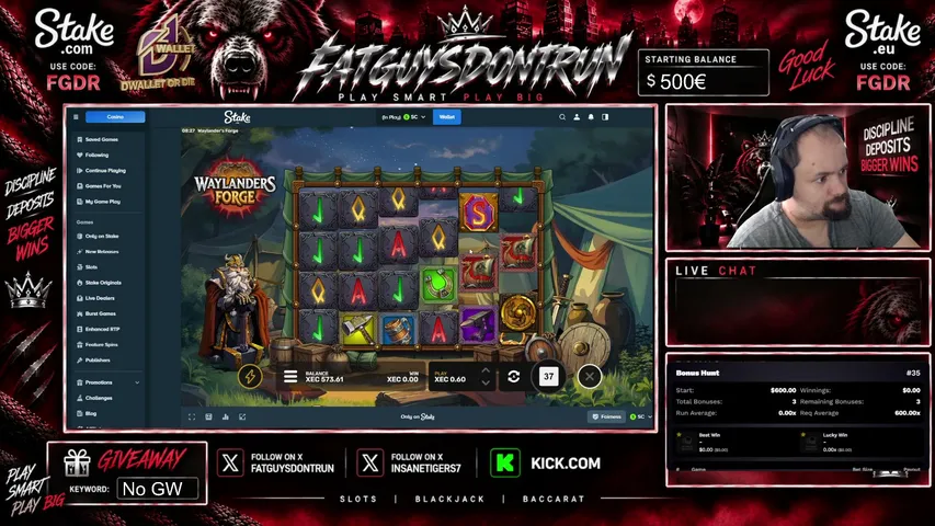 Fatguysdontrun playing Slots & Casino - Live Casino Stream