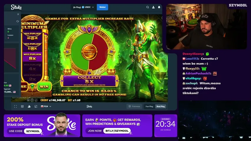 szymool247 playing Slots & Casino - Live Casino Stream