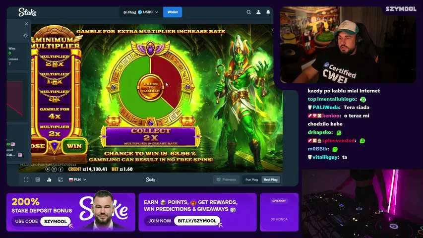 szymool247 playing Slots & Casino - Live Casino Stream