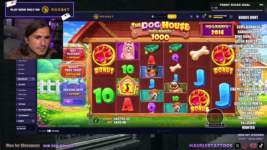 hauslertattoos playing Slots & Casino - Live Casino Stream